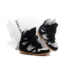 Сникерсы  Isabel Marant белые с черным